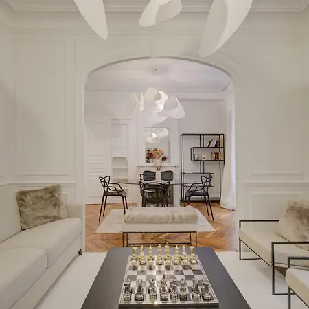 아파트 Le Parisien Chic Et Contemporain 파리
